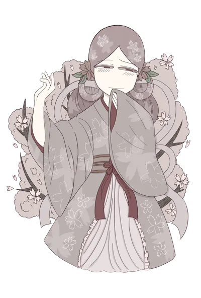 木花之佐久夜毘売のイラスト