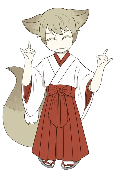 宇迦之御魂神のイラスト